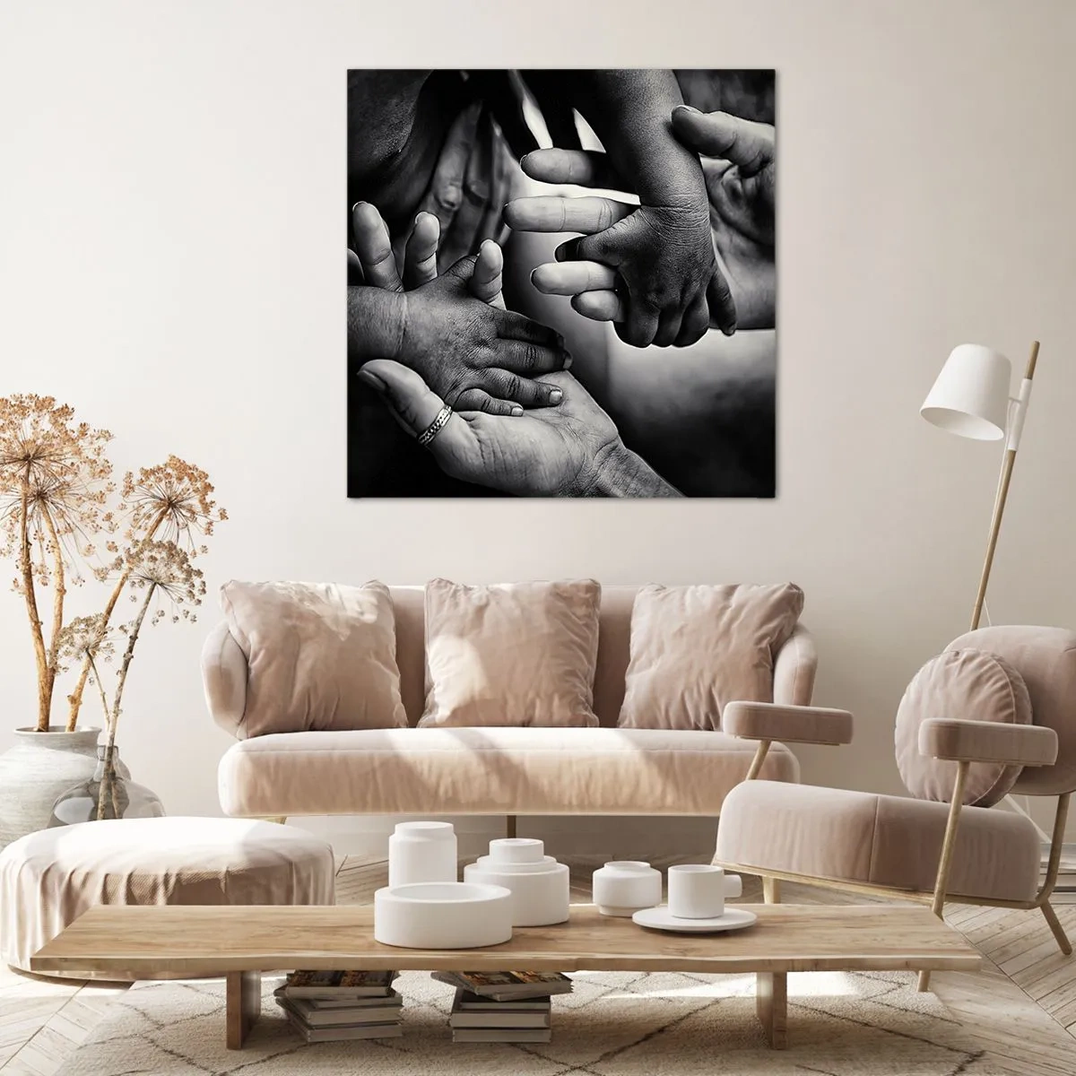 Impression sur toile - Image sur toile - Être humain - 50x50 cm