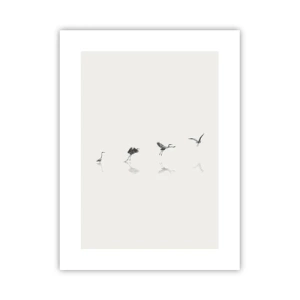 Affiche - Poster - Quatre étapes simples - 30x40 cm