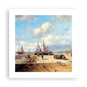 Affiche - Poster - Après une capture réussie - 40x40 cm