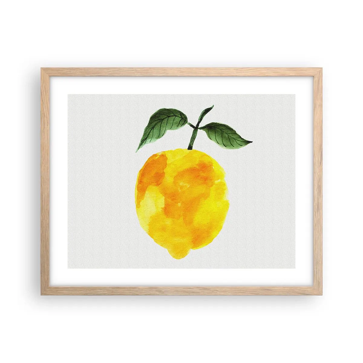 Affiche dans un chêne clair - Poster - Comment reconnaitre le goût du soleil - 50x40 cm