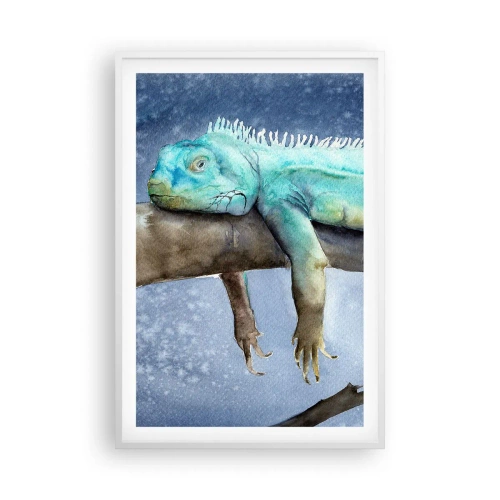 Affiche dans un cadre blanc - Poster - Tout va bien! - 61x91 cm