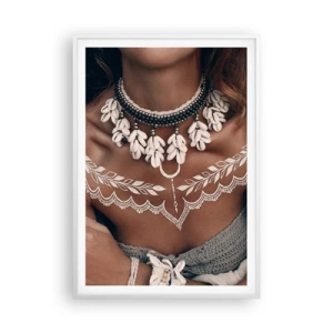 Affiche dans un cadre blanc - Poster - Talismans, rituels de la féminité - 70x100 cm