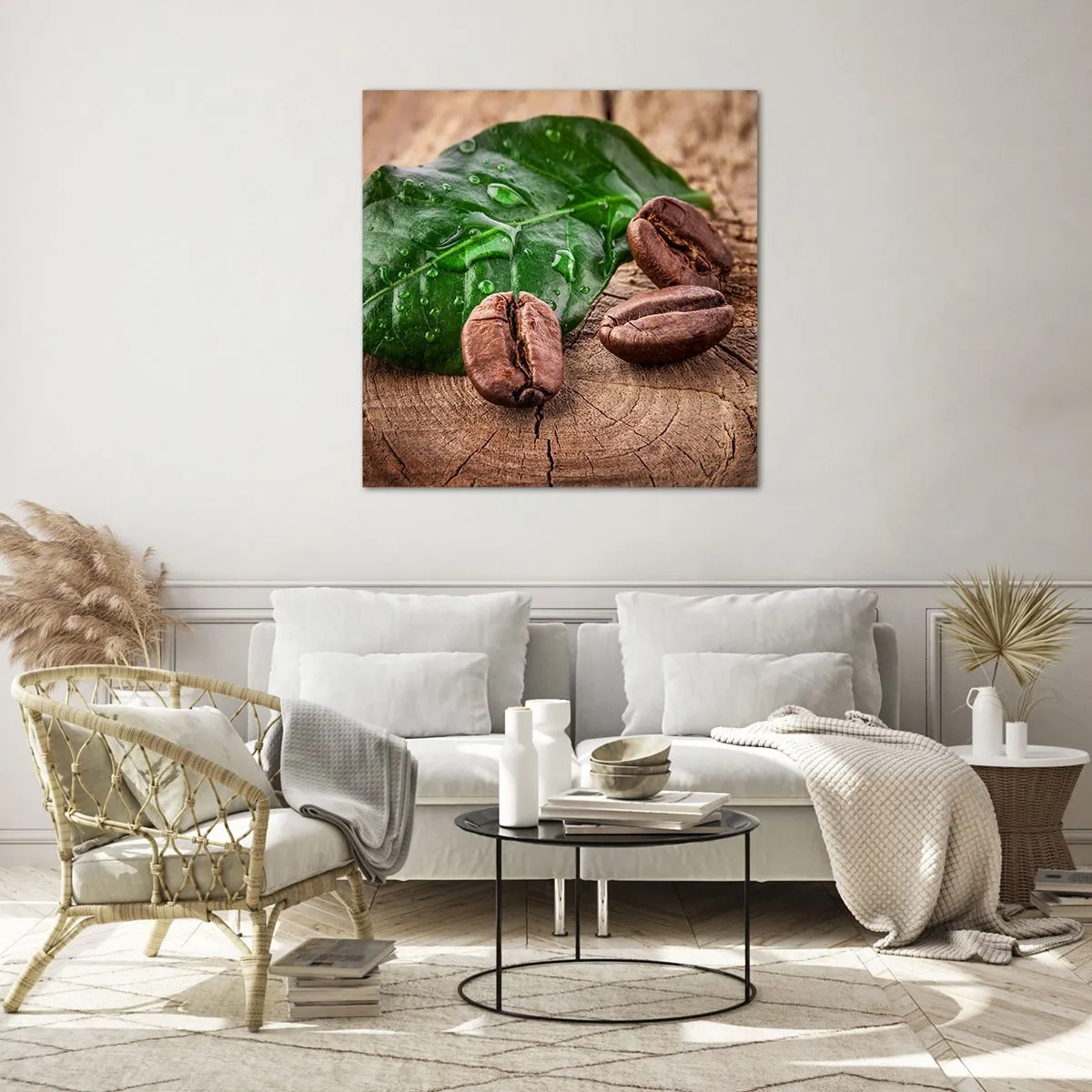 Impression sur verre - Image sur verre - La plus vraie et noire - 50x50 cm