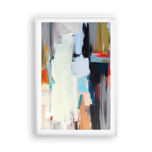 Affiche dans un cadre blanc - Poster - Y a-t-il une méthode ? - 61x91 cm