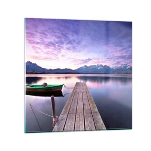 Impression sur verre - Image sur verre - Silence amical - 40x40 cm