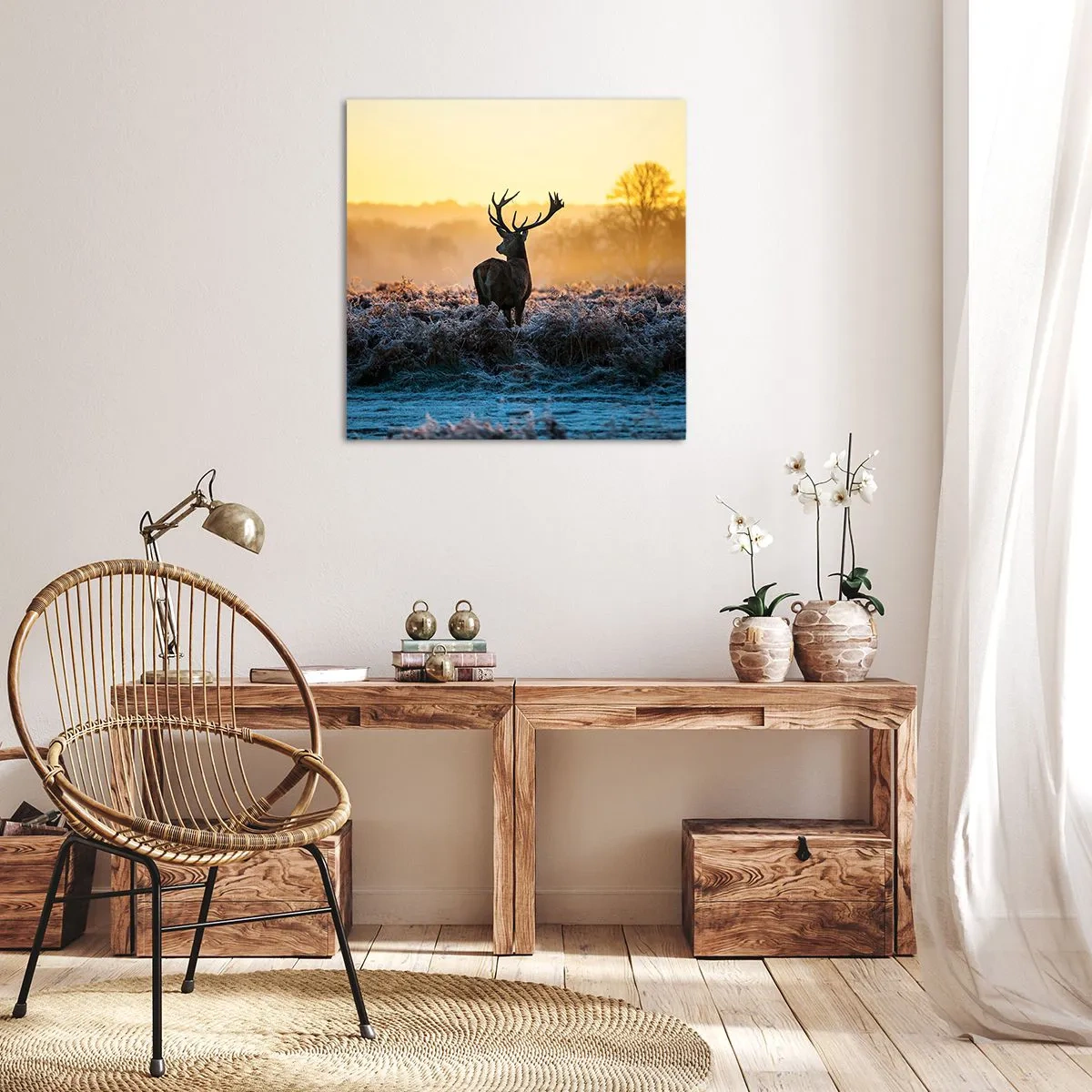 Impression sur toile - Image sur toile - Couronné pour sa succession - 60x60 cm