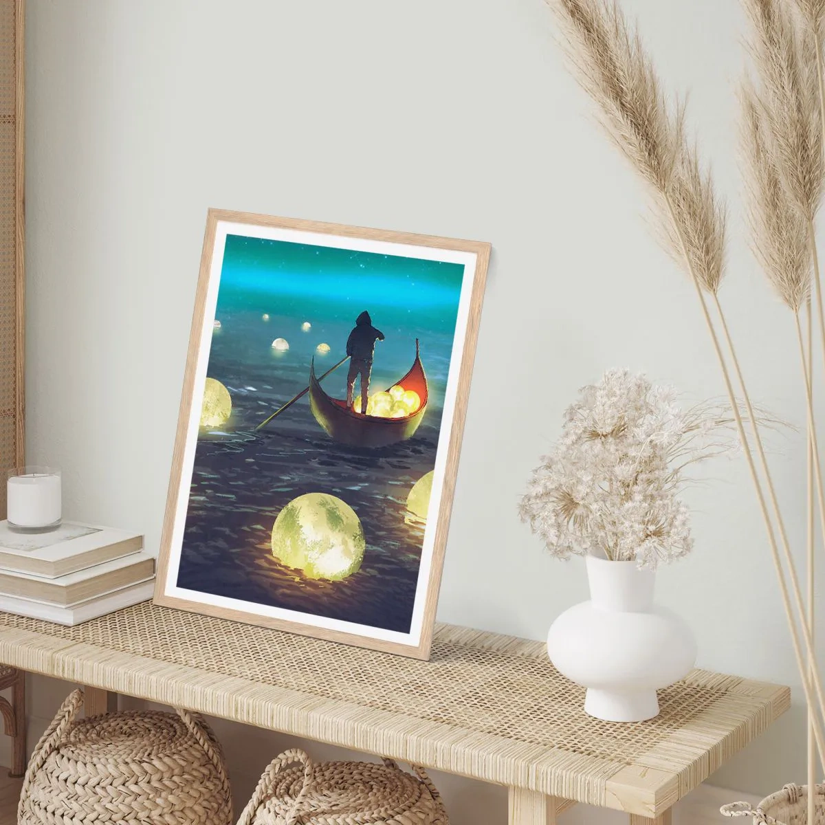 Affiche dans un chêne clair - Poster - Des choses dont les philosophes n'ont jamais rêvé - 70x100 cm