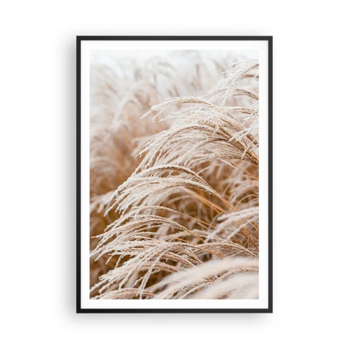 Affiche dans un cadre noir - Poster - Prosternez-vous devant le soleil d'automne - 70x100 cm