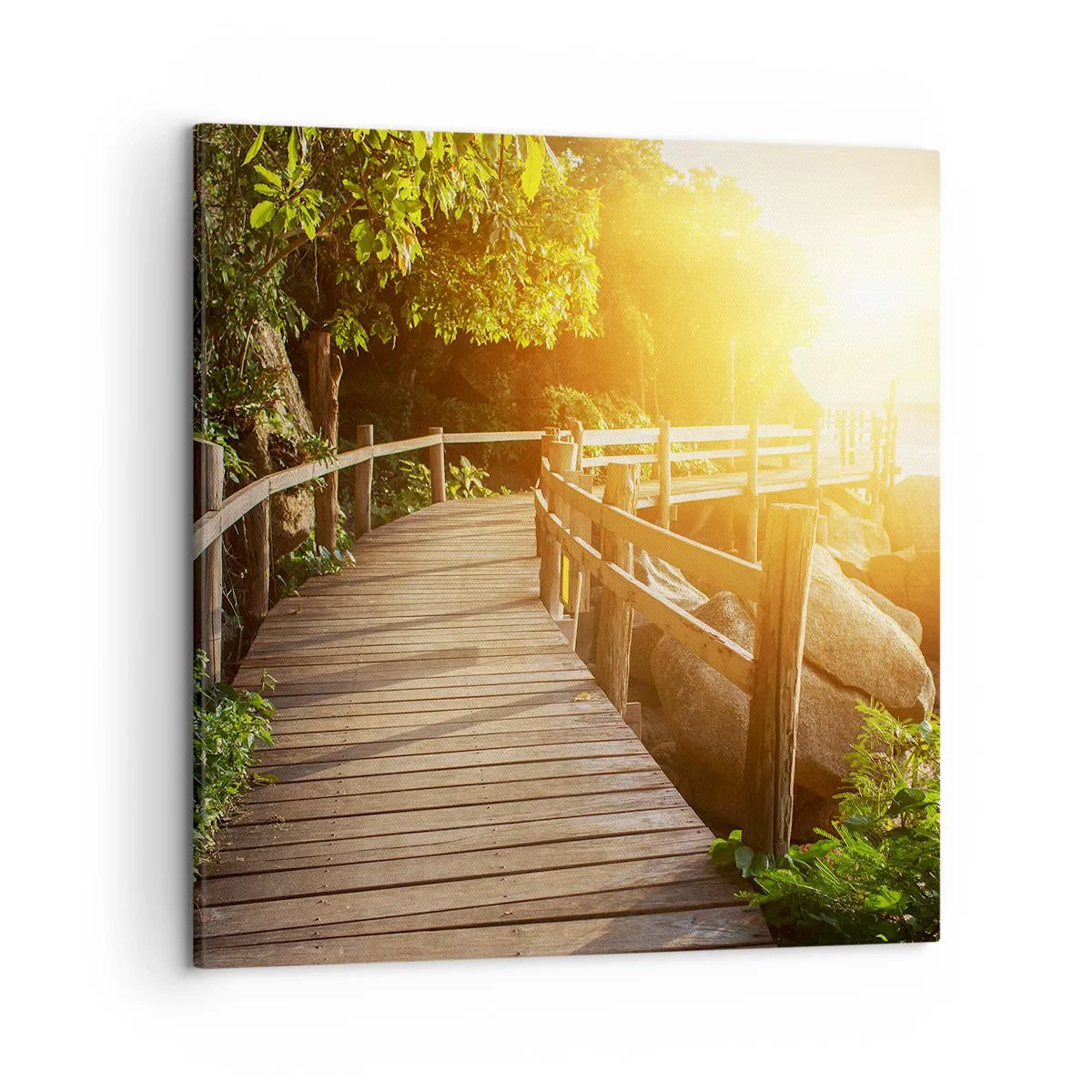 Impression sur toile - Image sur toile - Un autre tour, un autre miracle - 50x50 cm