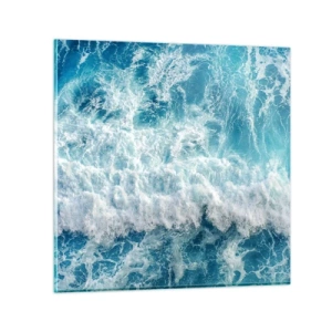 Impression sur verre - Image sur verre - Joyeusement et en sautant - 70x70 cm