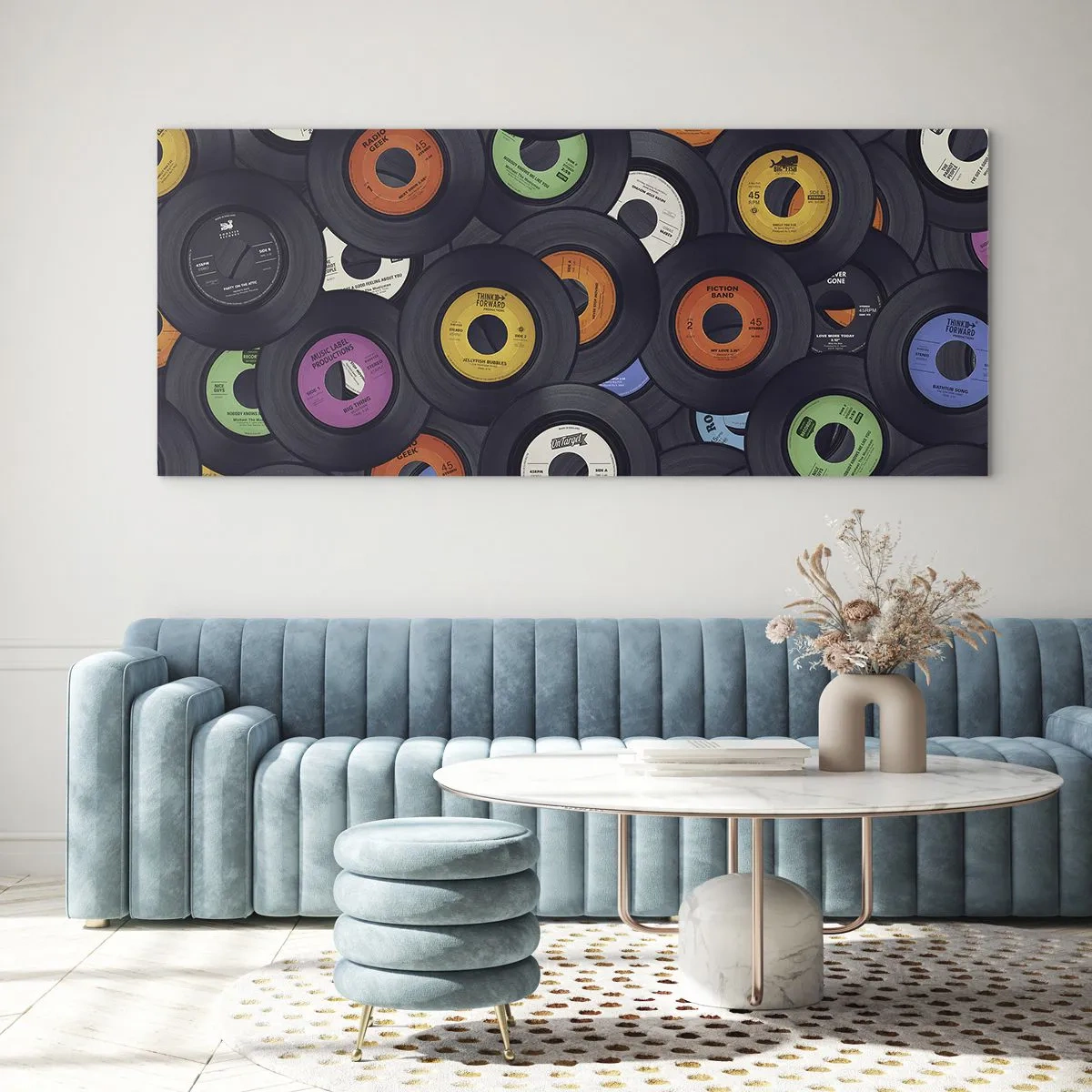 Impression sur verre - Image sur verre - Couleurs des classiques - 100x40 cm