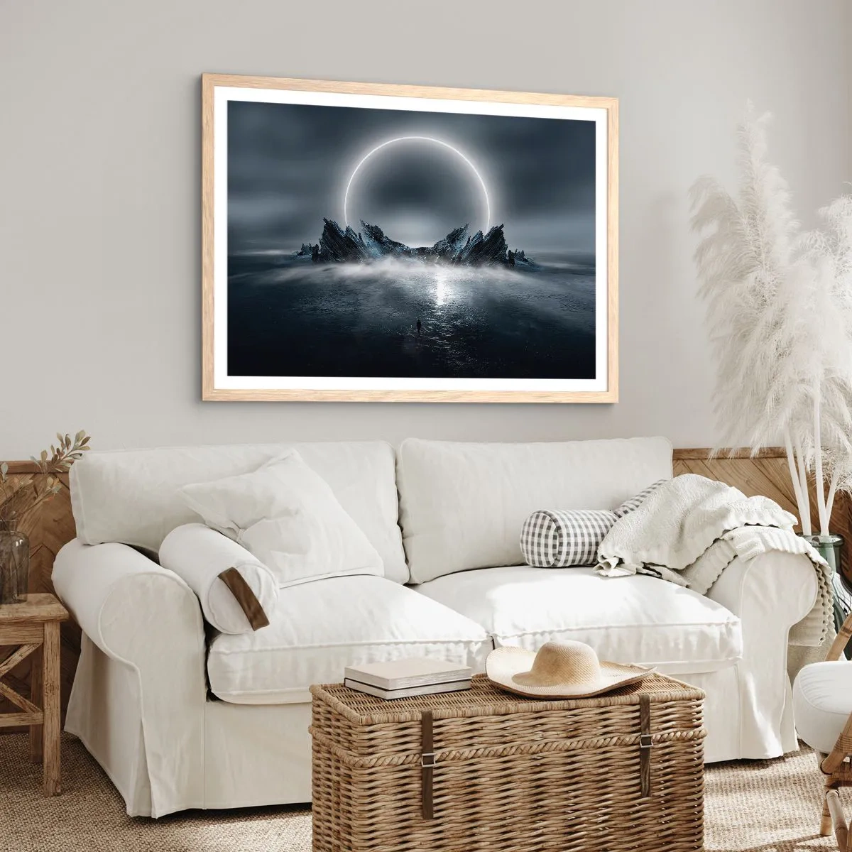 Affiche dans un chêne clair - Poster - La fin de l'histoire - 70x50 cm