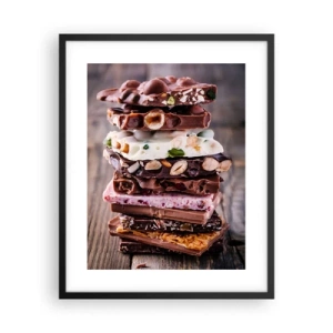 Affiche dans un cadre noir - Poster - Une perspective réjouissante - 40x50 cm