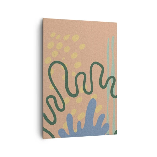 Impression sur toile - Image sur toile - Abstraction : diversité de la nature - 70x100 cm