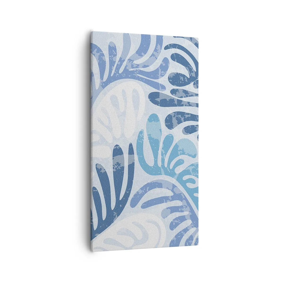 Impression sur toile - Image sur toile - Fougères bleues - 55x100 cm