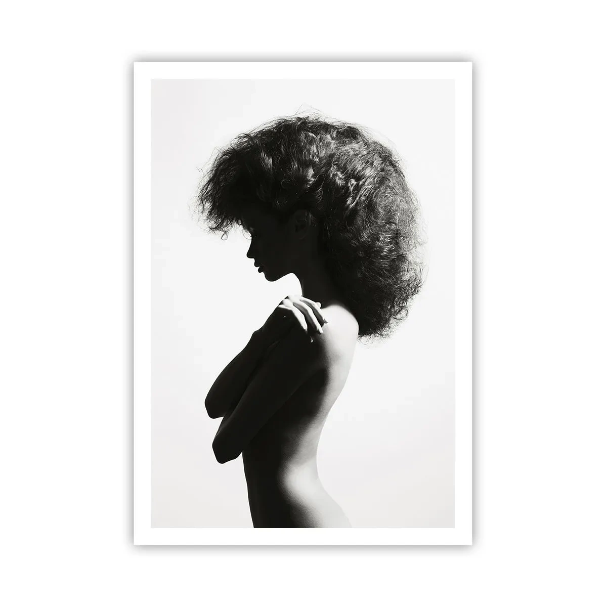 Affiche - Poster - Comme une fleur au bout d'une fine tige - 70x100 cm