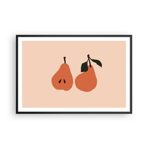 Affiche dans un cadre noir - Poster - La douceur elle-même - 91x61 cm