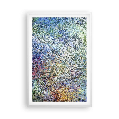 Affiche dans un cadre blanc - Poster - Ce n'est pas si simple - 61x91 cm