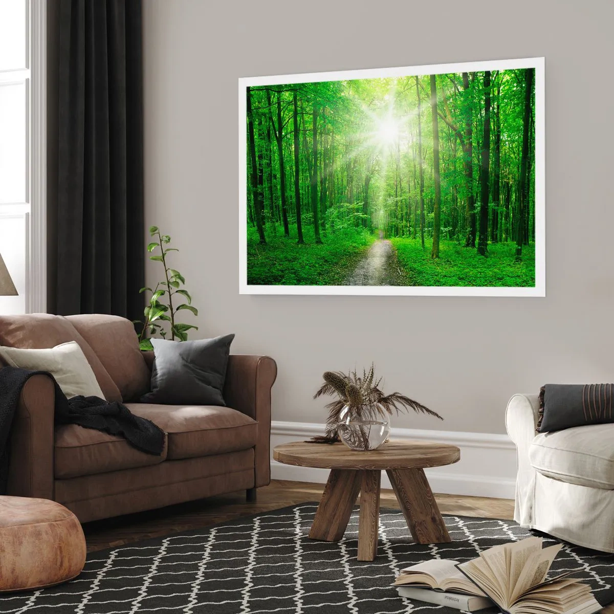 Affiche - Poster - Cathédrale verte - 70x50 cm