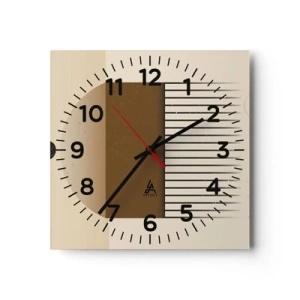 Horloge murale - Pendule murale - Différents états - 40x40 cm