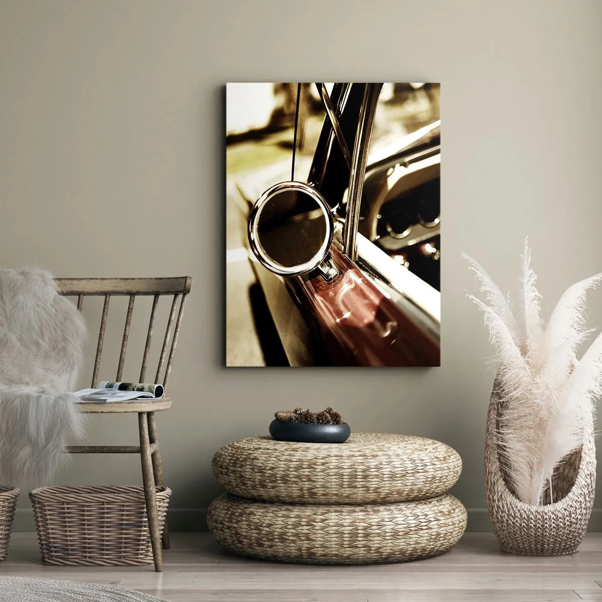 Impression sur toile - Image sur toile - Auto avec une âme - 45x80 cm