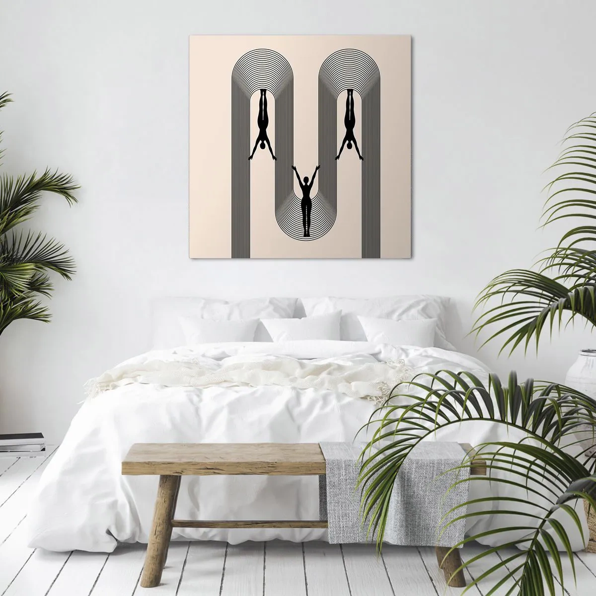 Impression sur toile - Image sur toile - Les jambes en l’air - 30x30 cm