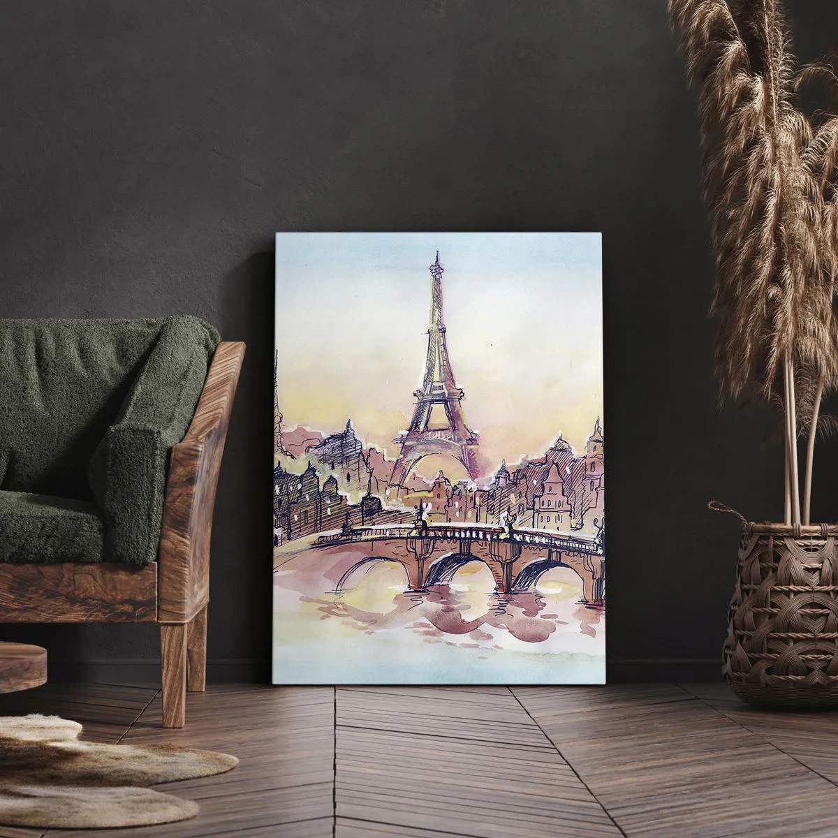 Impression sur toile - Image sur toile - La seule ville de ce type au monde - 45x80 cm