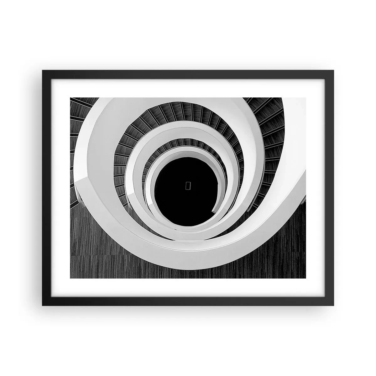Affiche dans un cadre noir - Poster - Les choses concrêtes - 50x40 cm