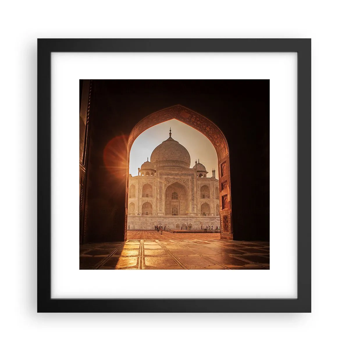 Affiche dans un cadre noir - Poster - Un monument à l'amour surnaturel - 30x30 cm