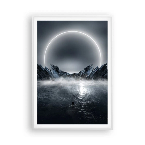 Affiche dans un cadre blanc - Poster - La fin de l'histoire - 70x100 cm