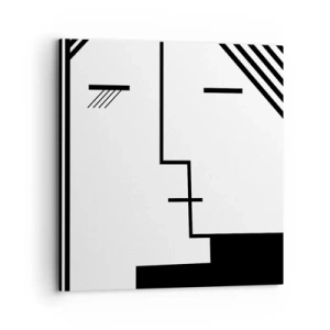 Impression sur toile - Image sur toile - Juste un baiser - 70x70 cm