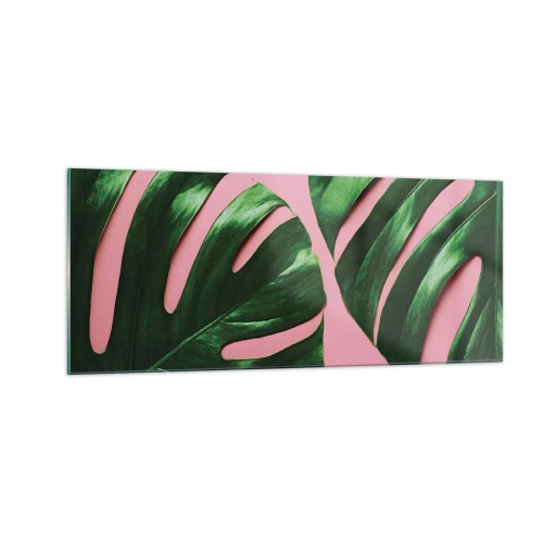 Impression sur verre - Image sur verre - Rendez-vous vert - 100x40 cm