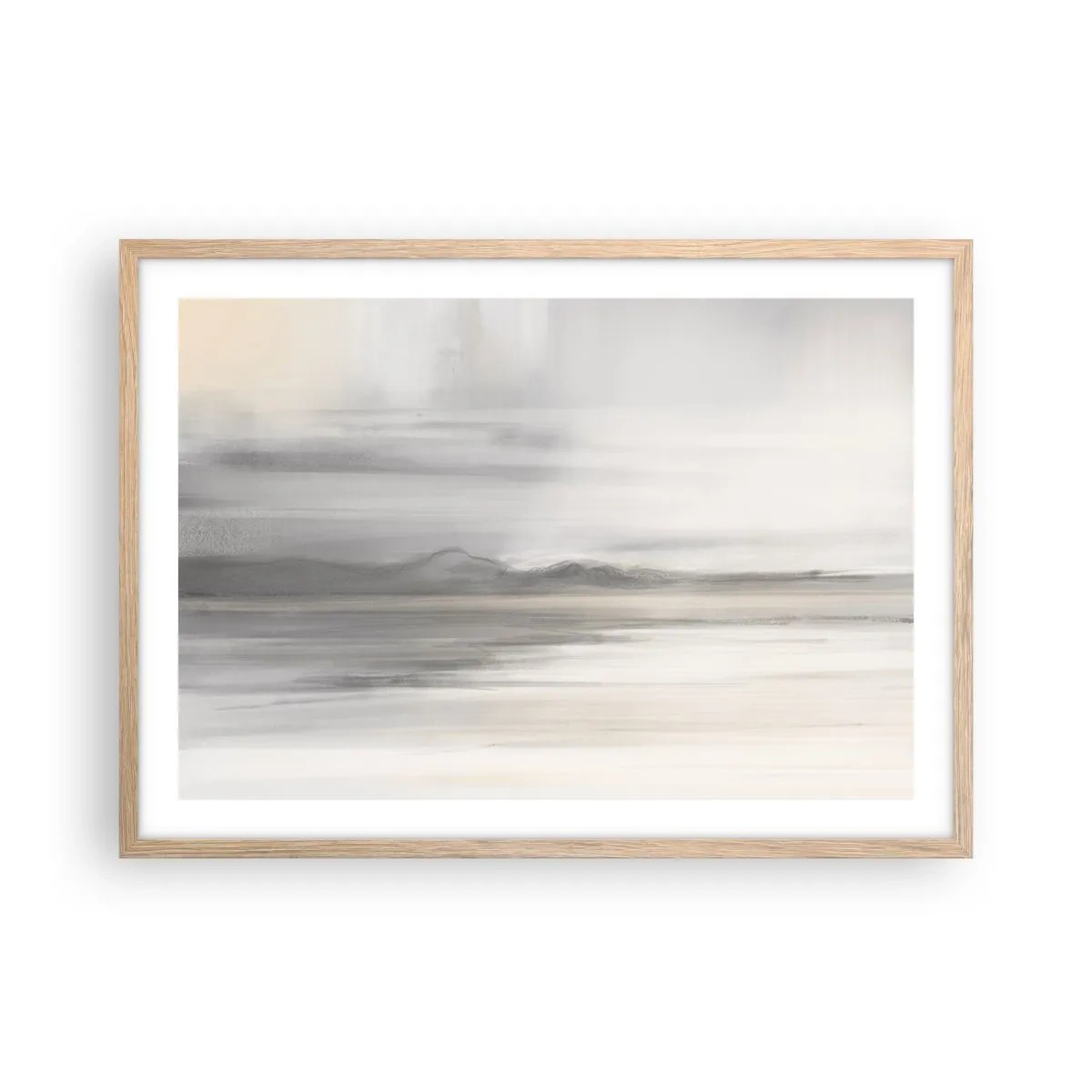 Affiche dans un chêne clair - Poster - Distance réfléchie - 70x50 cm