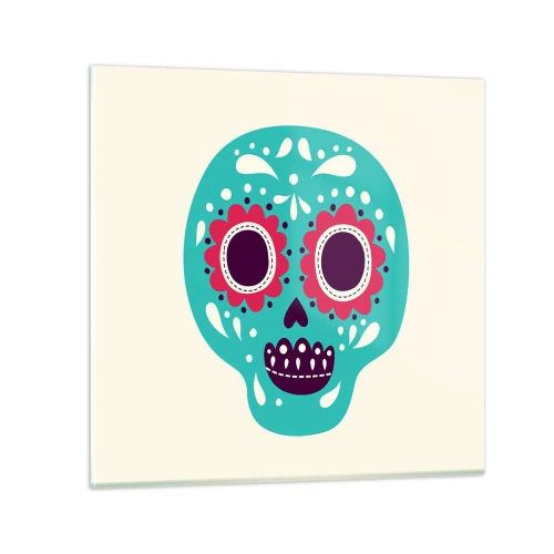 Impression sur verre - Image sur verre - La vie – du plaisir jusqu'à la mort - 30x30 cm