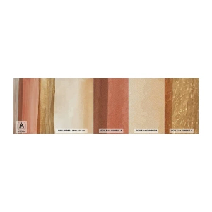 Échantillon de Papier Peint Autocollant Deluxe Sticker - Composition verticale - Abstraction, Morceau, Art moderne. - 100x30 cm