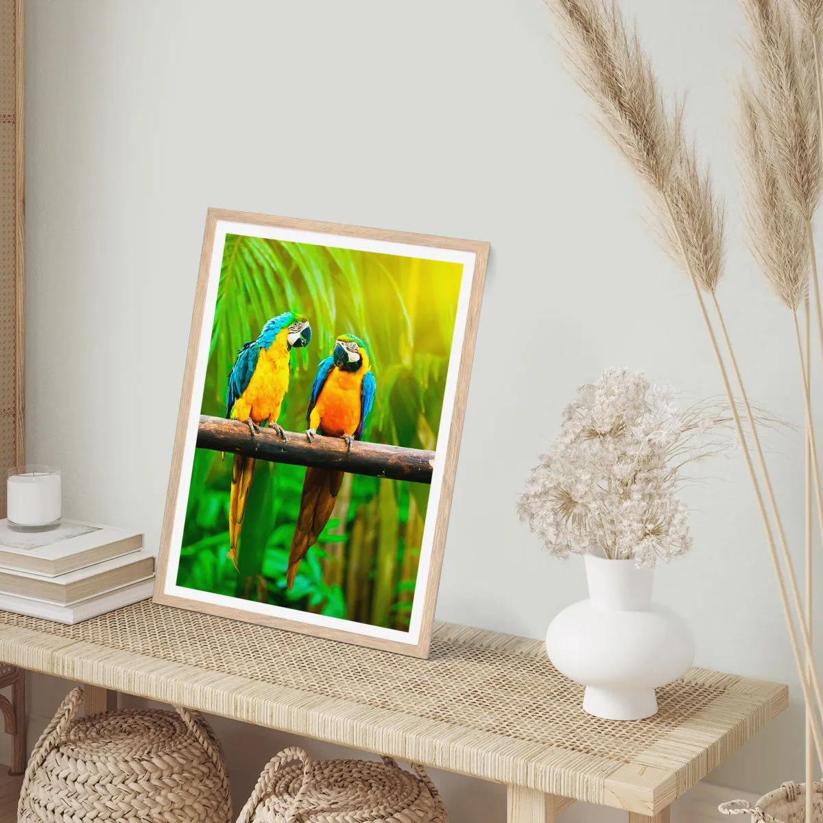 Affiche dans un chêne clair - Poster - Et avez-vous entendu qu'elle ...? - 40x50 cm