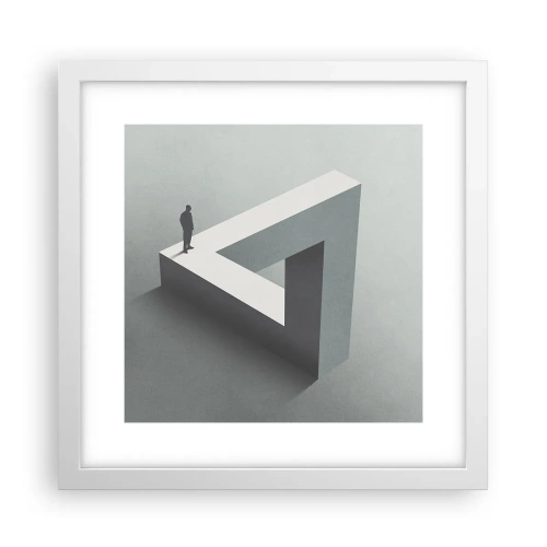 Affiche dans un cadre blanc - Poster - Mais c'est possible - 30x30 cm