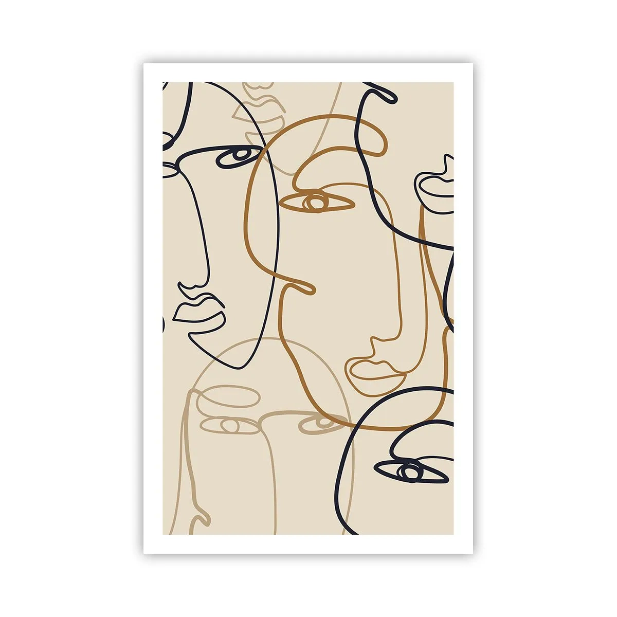 Affiche - Poster - Portrait multiplié - 61x91 cm