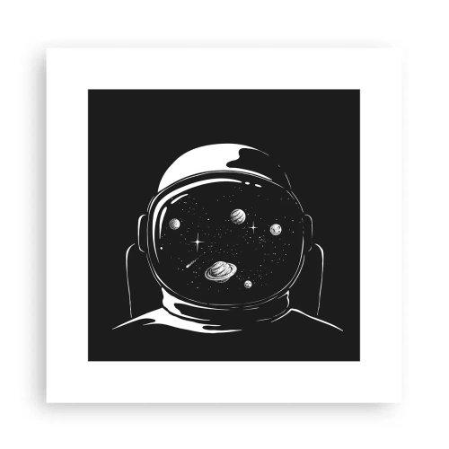 Affiche - Poster - Sympa la vue - 30x30 cm