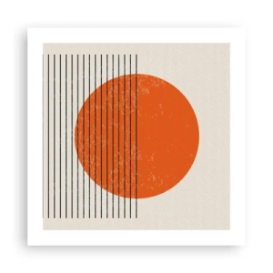 Affiche - Poster - Toujours le soleil - 50x50 cm