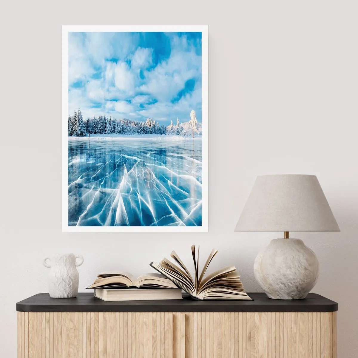 Affiche - Poster - Vue éblouissante et cristalline - 70x100 cm