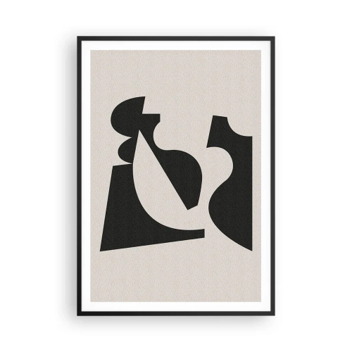 Affiche dans un cadre noir - Poster - À monter soi-même - 70x100 cm