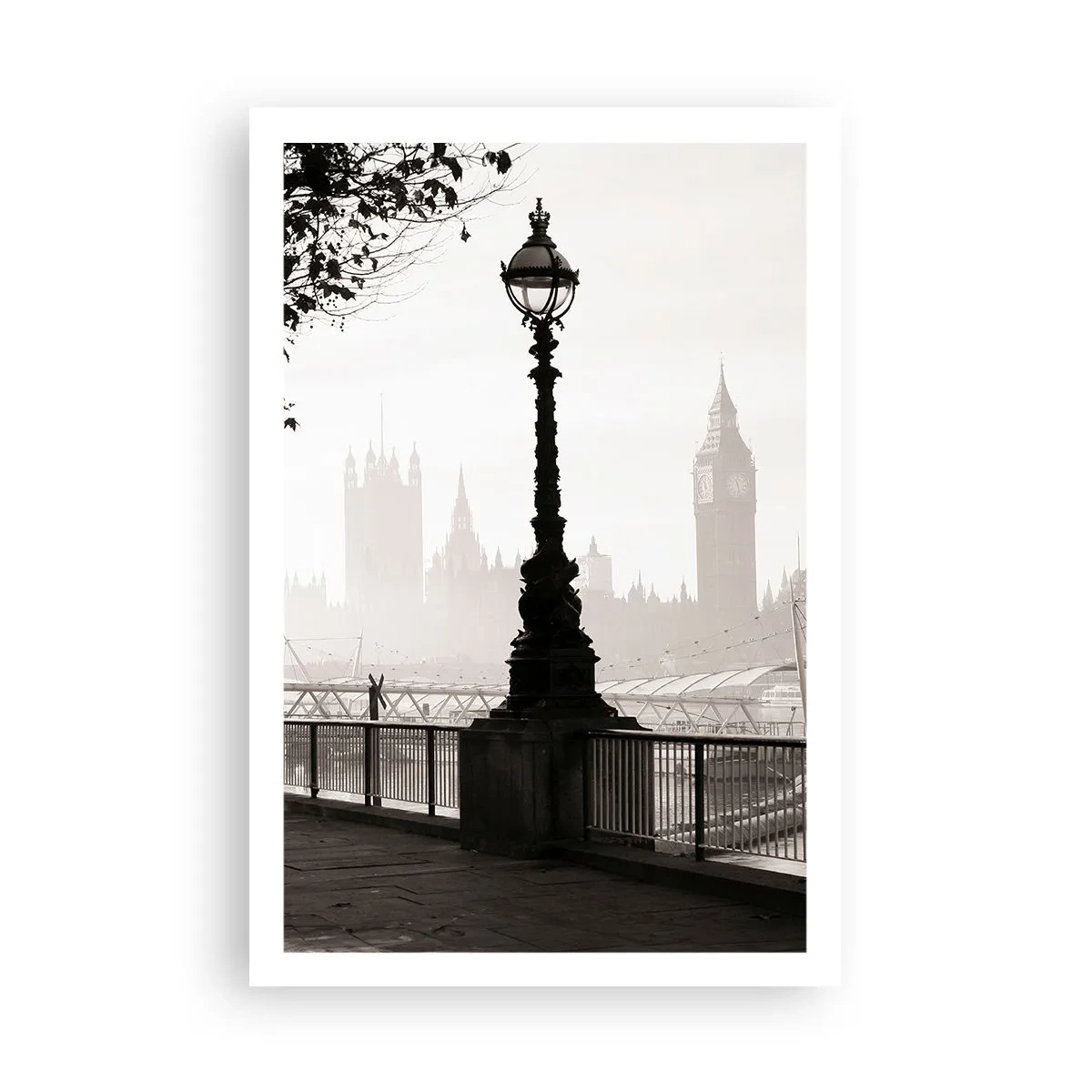 Affiche - Poster - Un matin londonien - 61x91 cm