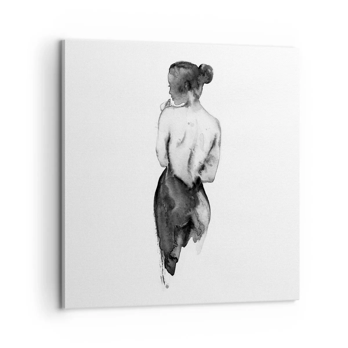 Impression sur toile - Image sur toile - Auprès d'elle, le monde disparaît - 60x60 cm