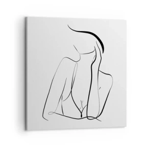 Impression sur toile - Image sur toile - Sur les vague d'un rêve - 50x50 cm