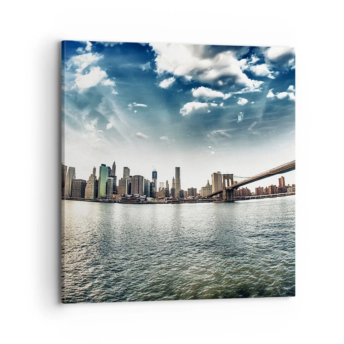 Impression sur toile - Image sur toile - L'île de verre - 70x70 cm