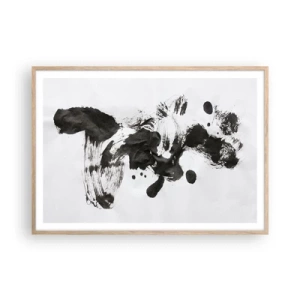 Affiche dans un chêne clair - Poster - De la méthode dans la folie ? - 100x70 cm