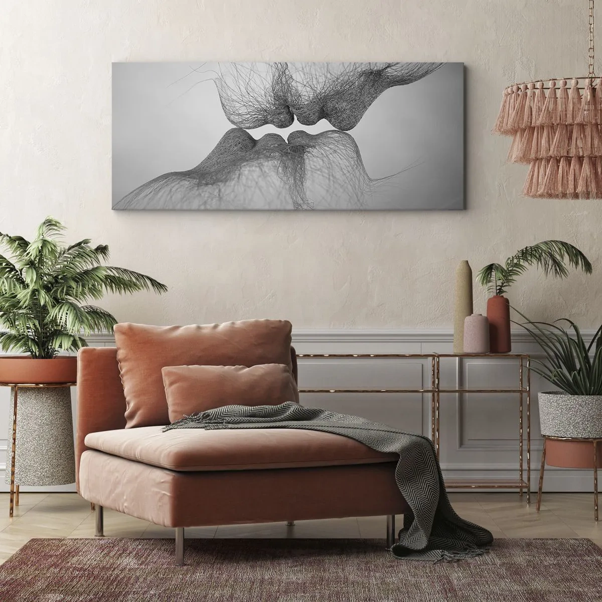 Impression sur toile - Image sur toile - La bise du vent - 100x40 cm