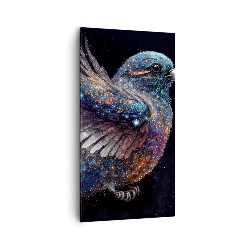 Impression sur toile - Image sur toile - Moineau de diamant - 55x100 cm