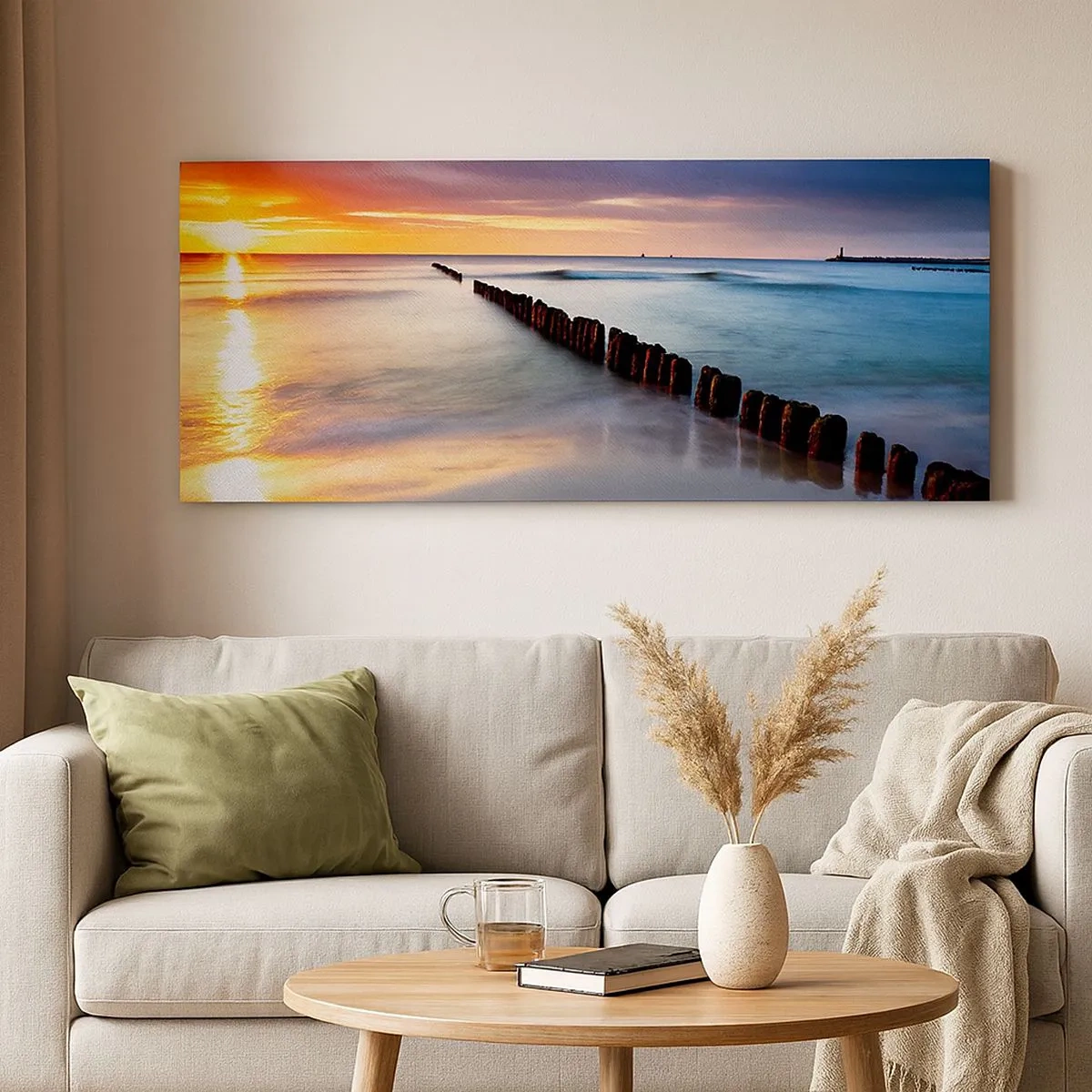 Impression sur toile - Image sur toile - Ecoute le silence - 100x40 cm